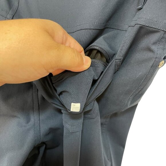 Lululemon Athletica ABC Classic-Fit Trouser Men’s Size 34 Warpstreme Pants Navy - Picture 5 of 7
